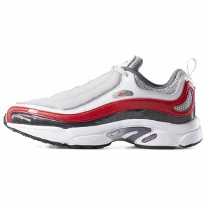 Reebok Daytona DMX Turnschuhe Damen - Grau/DunkelGrau/Weiß/Rot - DE 815-FLO